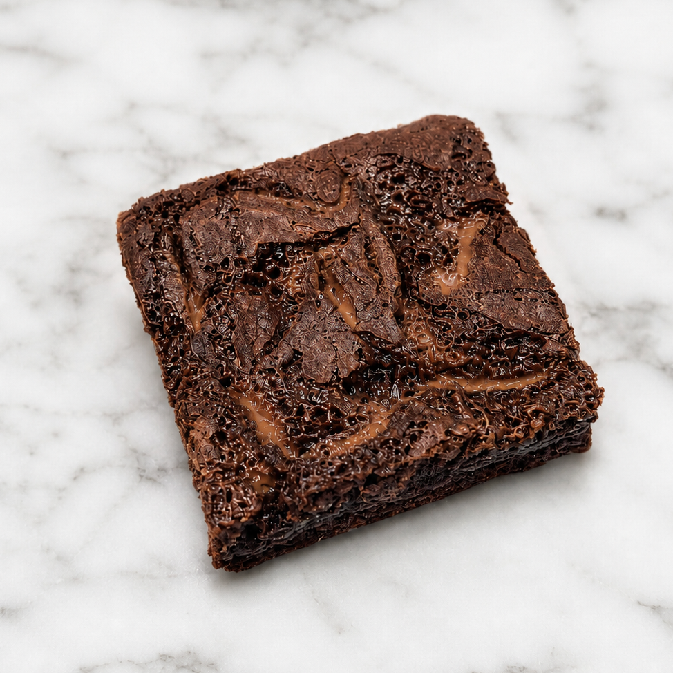 Whiskey Caramel Brownie